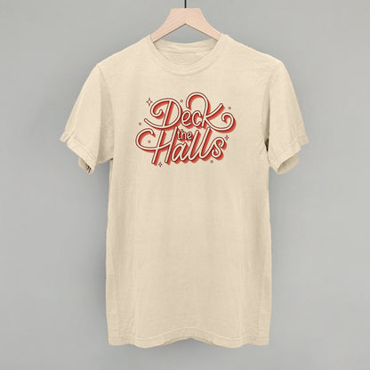 Deck The Halls Sparkle Script (Red)