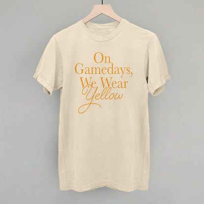 On Game Days, We Wear Yellow