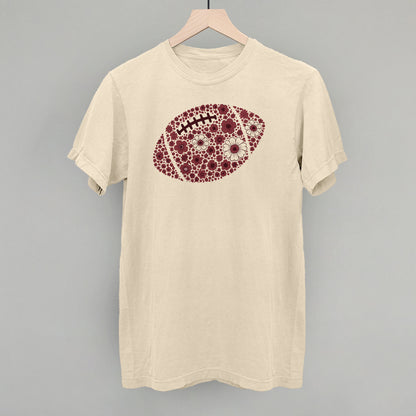 Floral Football Maroon