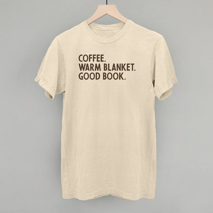 Coffee Warm Blanket Good Book