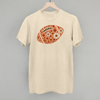 Floral Football Orange