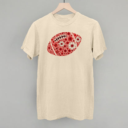 Floral Football Red