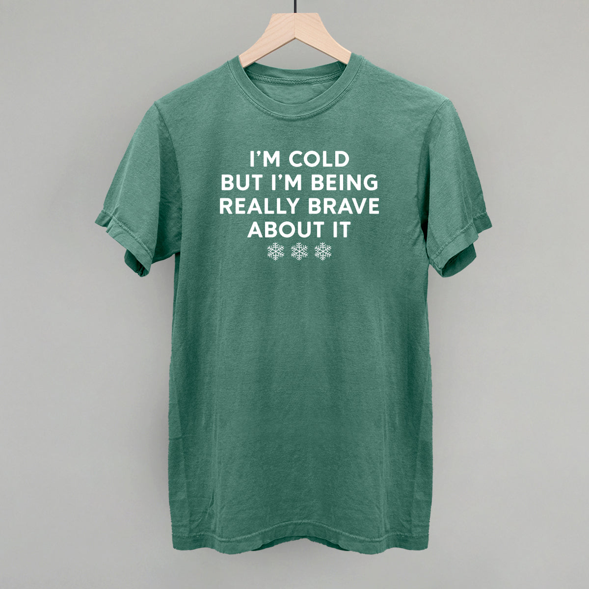 I'm Cold But Am Being Really Brave