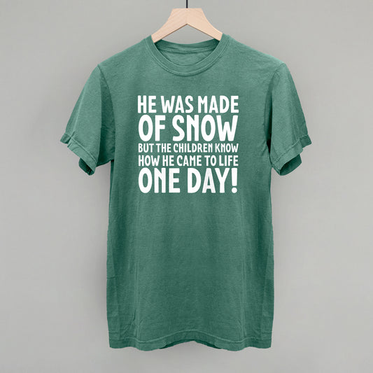 He Was Made Of Snow