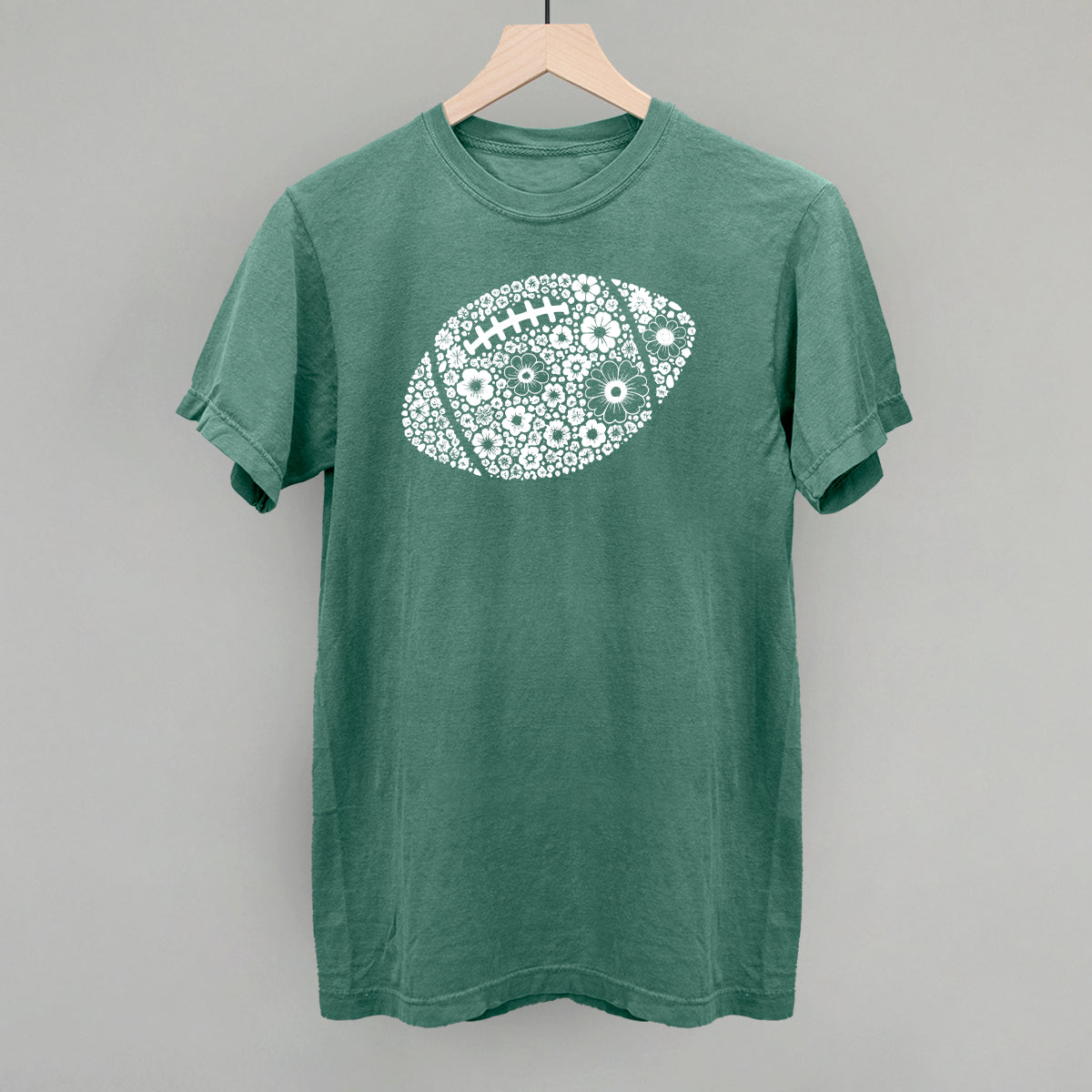 Floral Football White