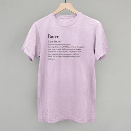 Barre Definition
