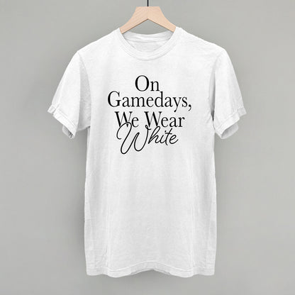 On Game Days, We Wear White