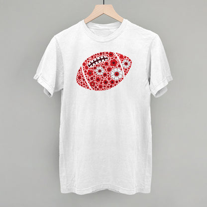 Floral Football Red