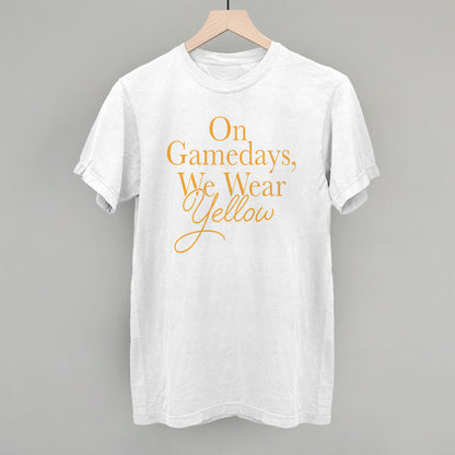 On Game Days, We Wear Yellow