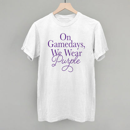 On Gamedays, We Wear Purple