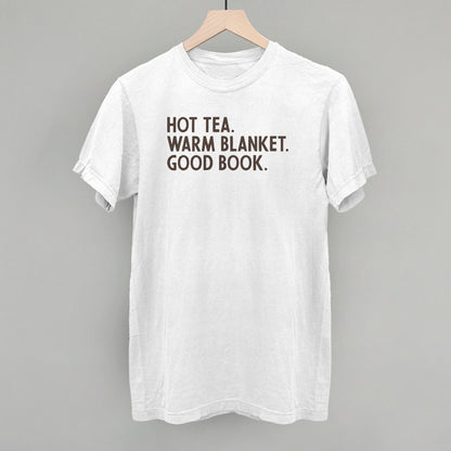 Hot Tea Warm Blanket Good Book