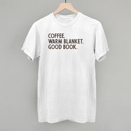 Coffee Warm Blanket Good Book