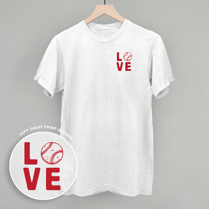 Love Stacked Baseball (Left Chest)