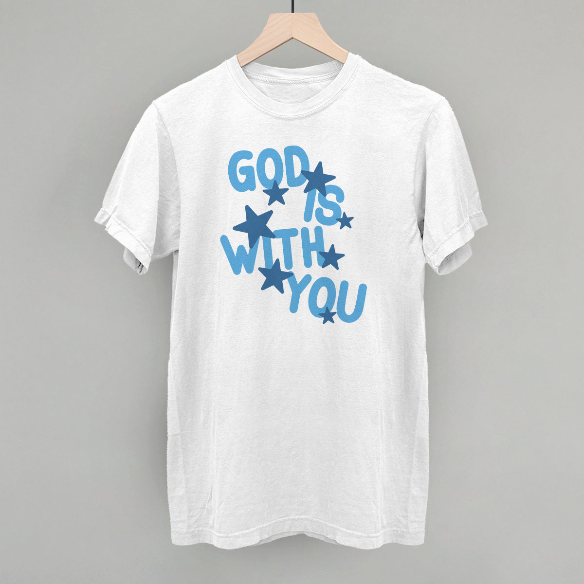 God Is With You Blue Stars