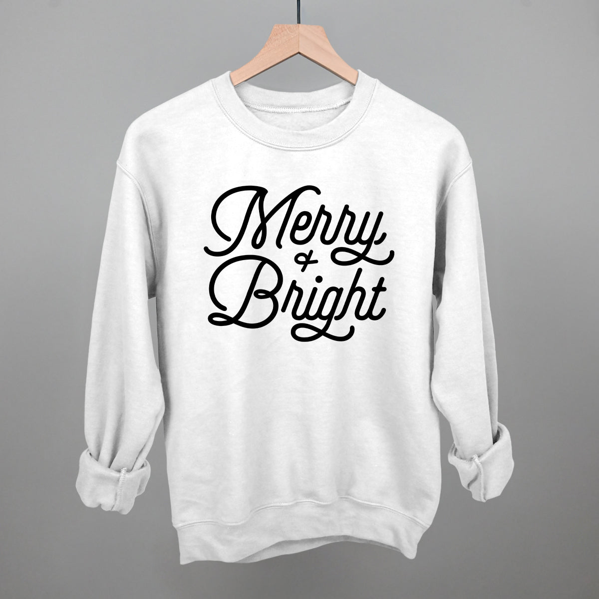 Merry And Bright (Monoline Script) (Black)