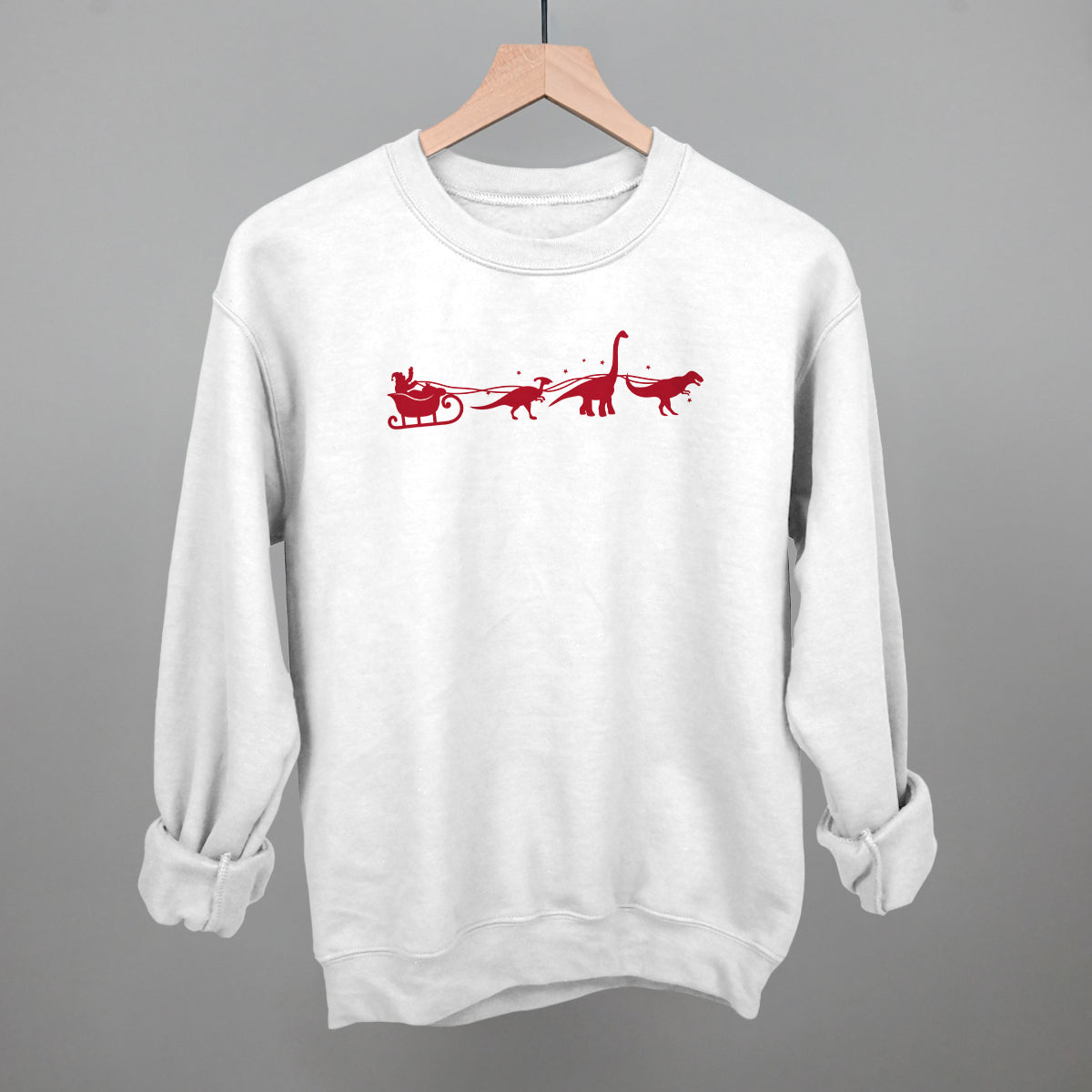 Dinosaurs And Santa's Sleigh