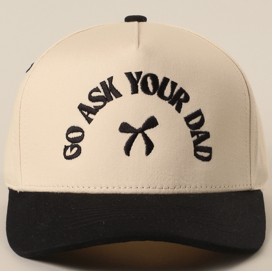 Go Ask Your Dad Trucker Hat