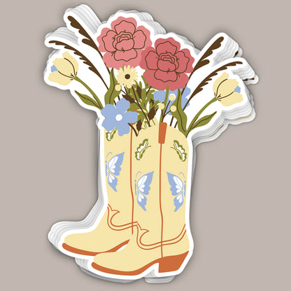Spring Cowboy Boots (Decal)