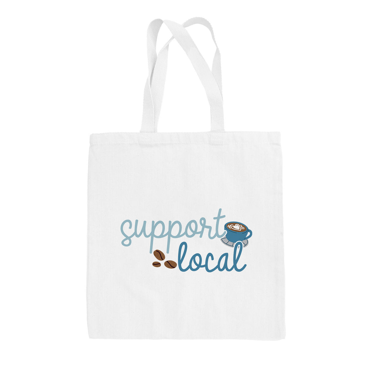 Support Local Coffee Tote Bag