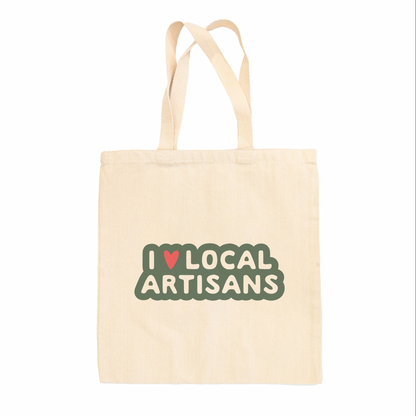 I Heart Local Artisans Tote Bag