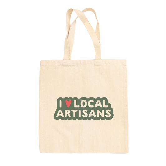 I Heart Local Artisans Tote Bag