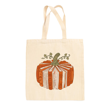 Pumpkin Book Tote Bag