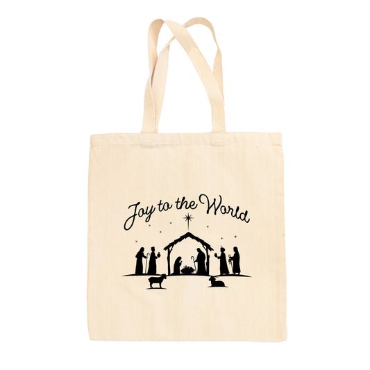 Joy To The World Nativity Scene (Tote Bag)