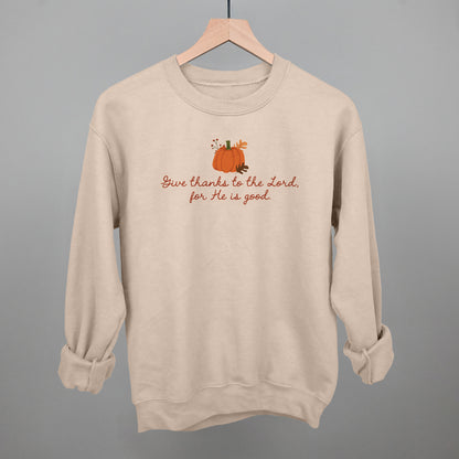 Give Thanks To The Lord Pumpkin