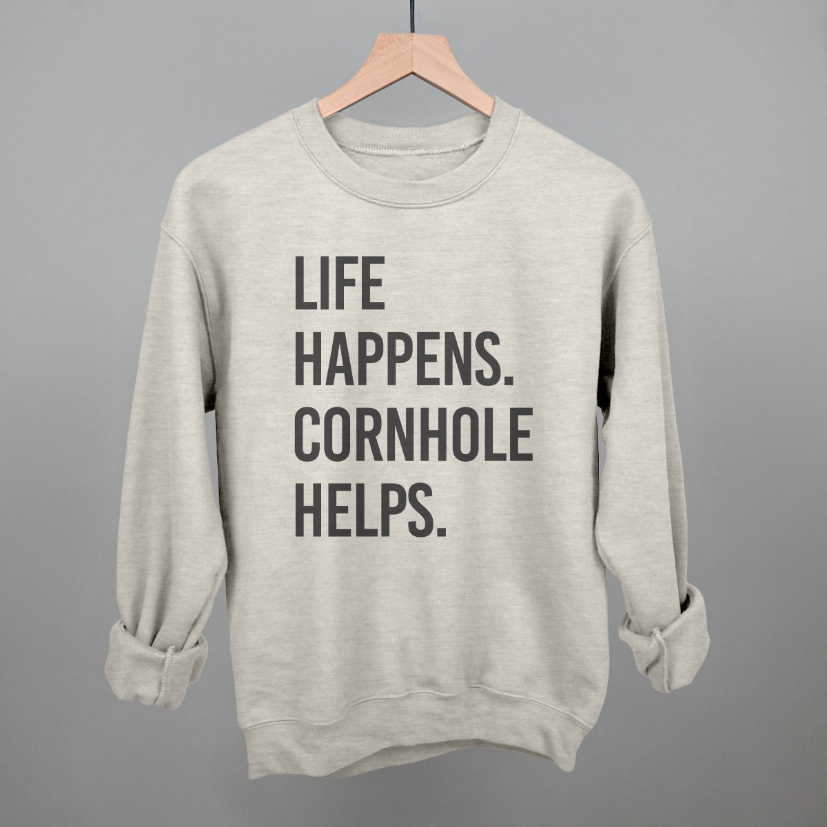 Life Happens Cornhole Helps