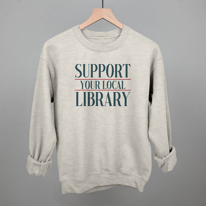 Support Your Local Library Serif