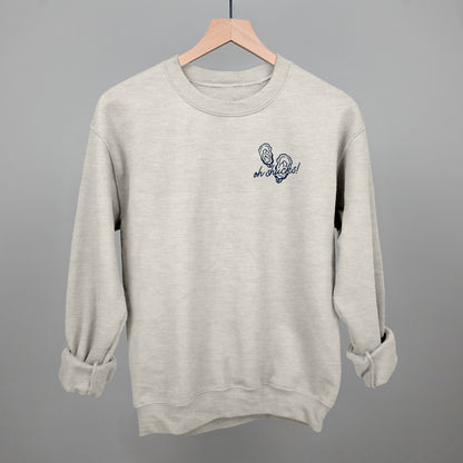Oh Shucks Oysters (Navy Blue) (Left Chest)