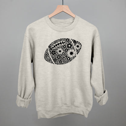 Floral Football Black
