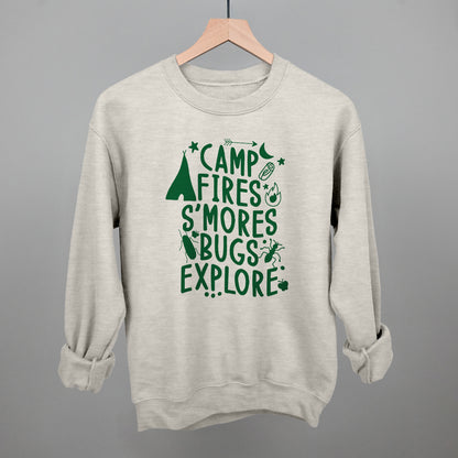 Campfires, S'mores, Bugs, Explore