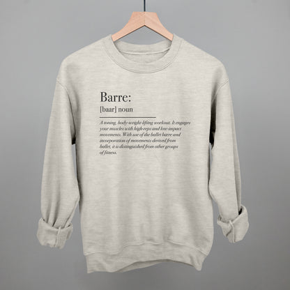 Barre Definition