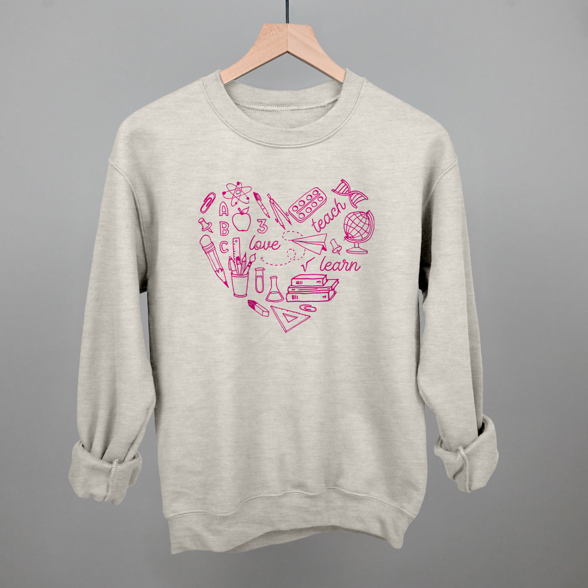 Teacher Doodle Heart