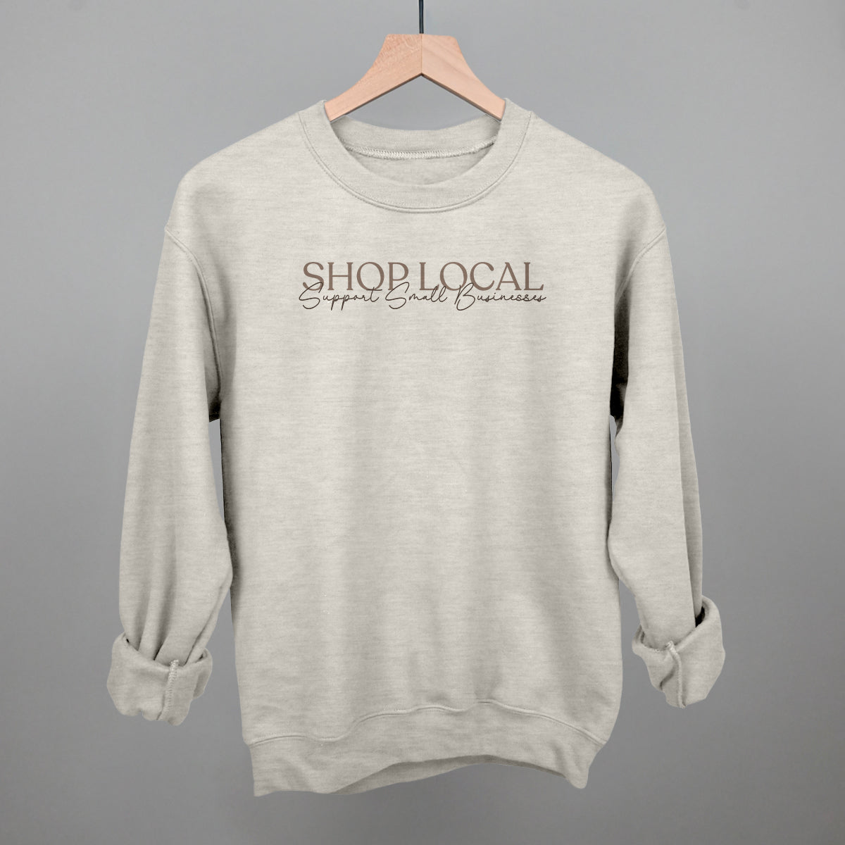 Shop Local Support Small Businesses (Tan)
