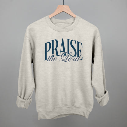 Praise The Lord Blue Script
