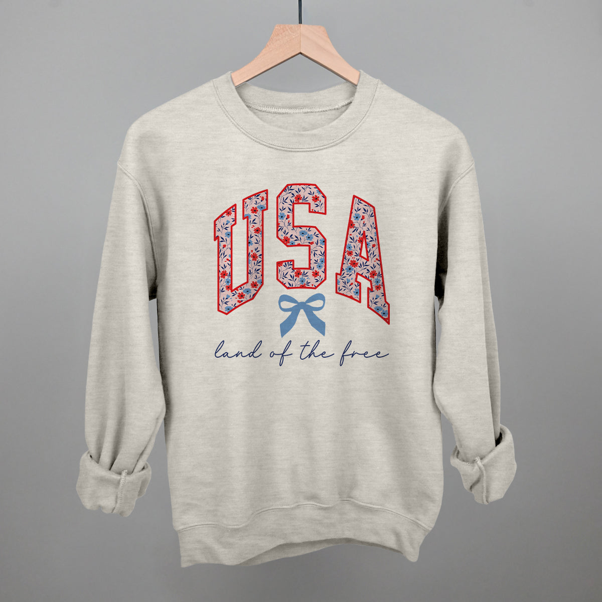 USA Floral Arch + Bow