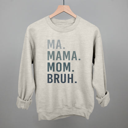 Ma Mama Mom Bruh Blue Gradient Text