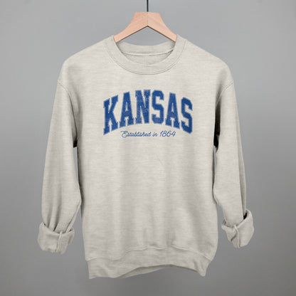Kansas Varsity Arch (Blue)