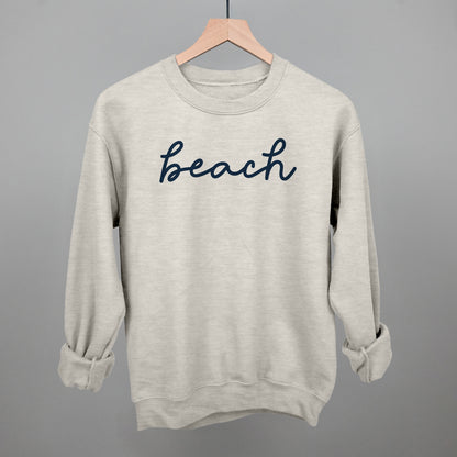 Beach (Blue Script)