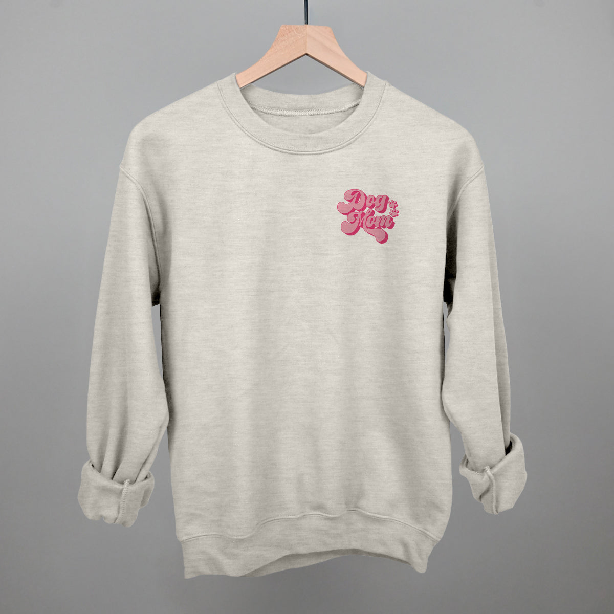Dog Mom Retro (Left Chest)