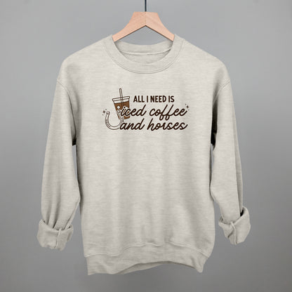 All I Need Is Iced Coffee And Horses