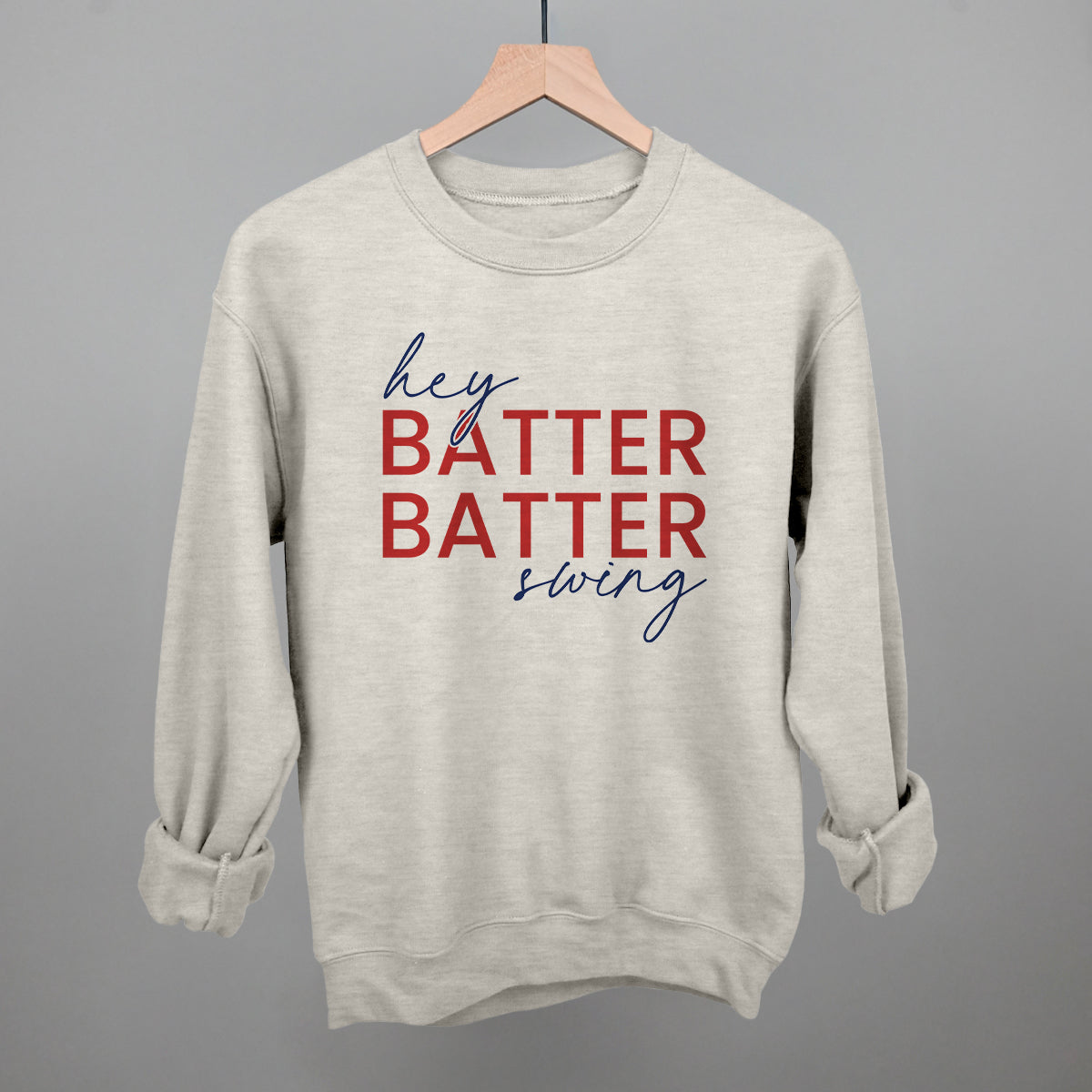 Hey Batter Batter Swing (Red + Navy)