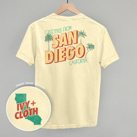 Greetings From San Diego (Back Print)