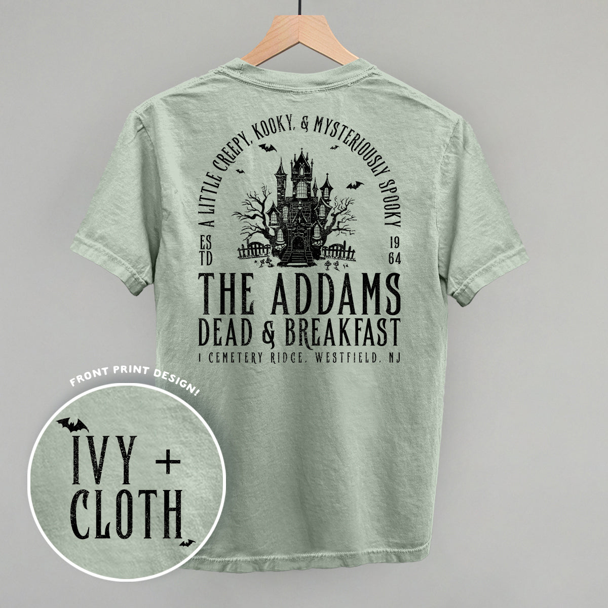 The Addams Dead & Breakfast (Back Print)