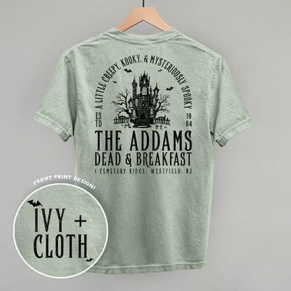 The Addams Dead & Breakfast (Back Print)