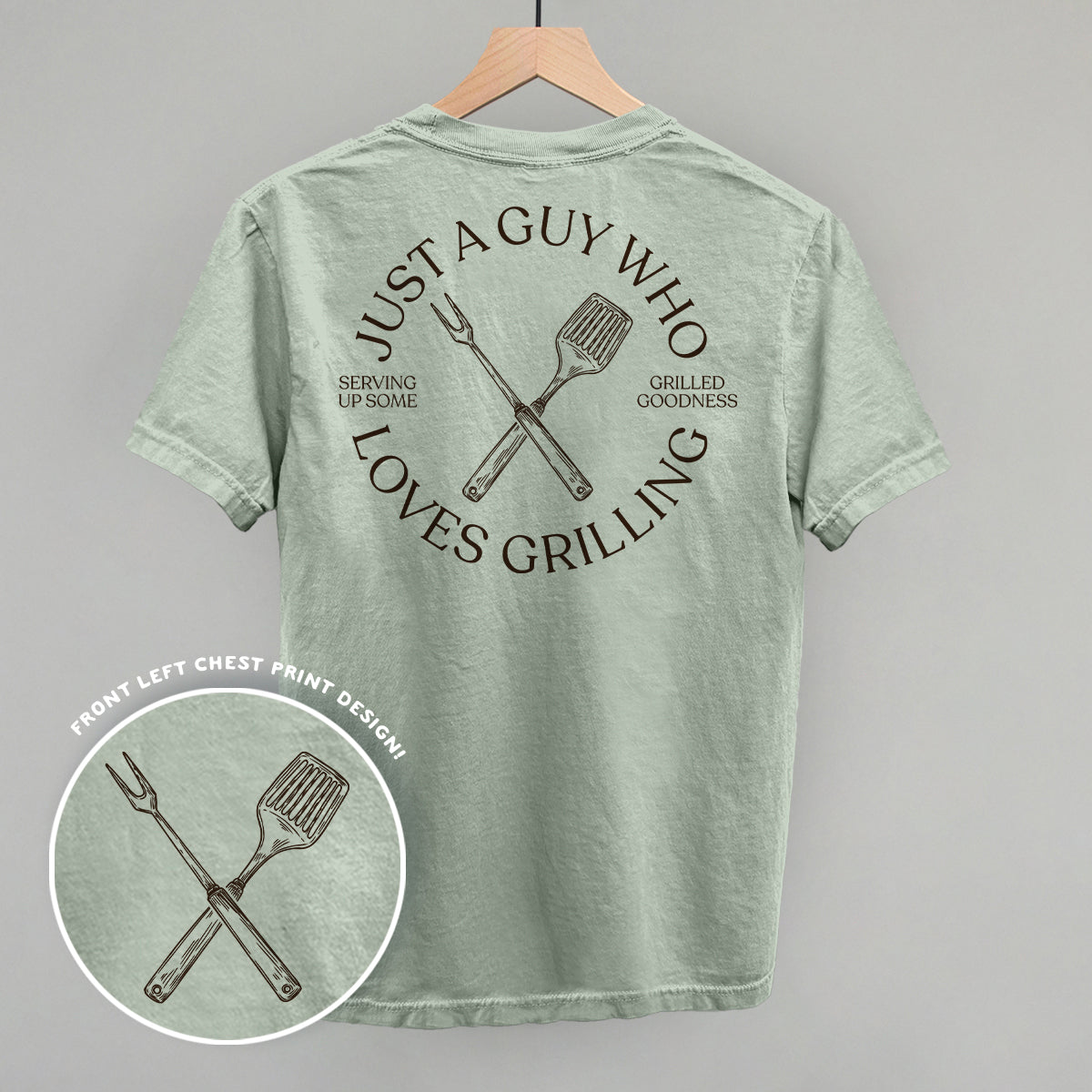 Just A Guy Who Loves Grilling (Back Print)