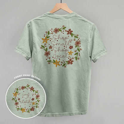 Shop Small Shop Local Back Print