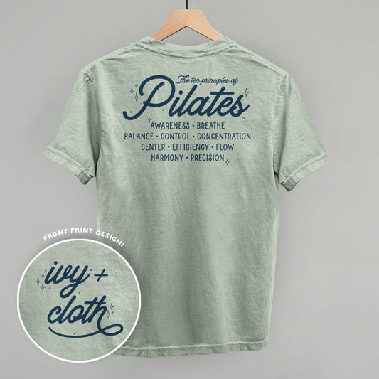 The 10 Principles Of Pilates (Back Print)
